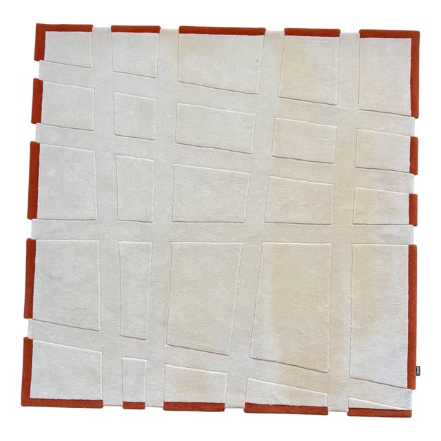 Modern Asymmetric Square Rug by Tisca Tiara, Austria For Sale