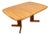 Mid Century Modern Dining Table Solid Oak Rectangular Kitchen Butcher Block MCM For Sale