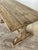 Late 20th Century Vintage Patinated Plank Farm Table For Sale - Image 5 of 12