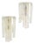 Large Waterfall WATAPMH2 Model Wall Lamps from Mazzega, 1970, Set of 2 For Sale