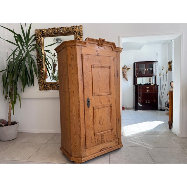 Tyrolean Baroque Biedermeier Farmhouse Cupboard Baroque Cupboard For Sale - Image 13 of 18