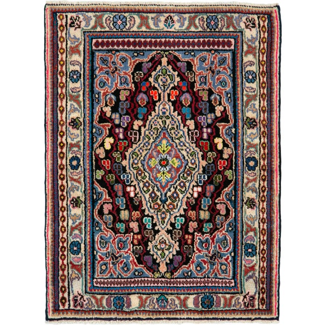 Vintage Persian Hamadan Rug – Size: 2' 1" X 2' 10" For Sale