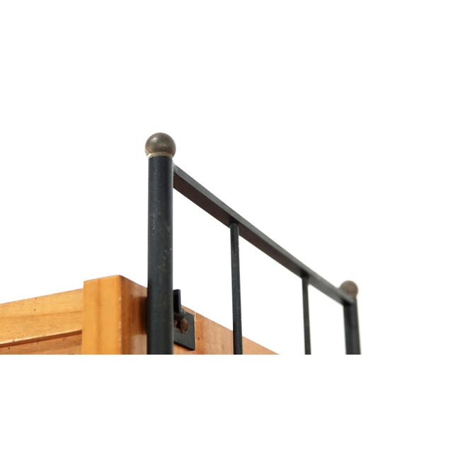 Mid-Century Modern German Cherrywood Regal Wall Unit For Sale - Image 9 of 14