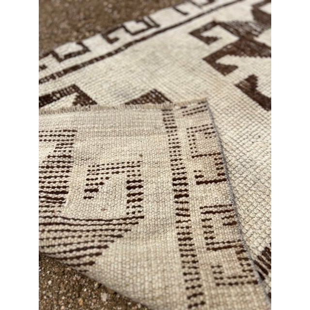 Textile 1940s Vintage Kurdish Tribal Wool Runner Rug For Sale - Image 7 of 7