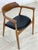 Danish Armchair in Leatherette and Wood For Sale - Image 3 of 10
