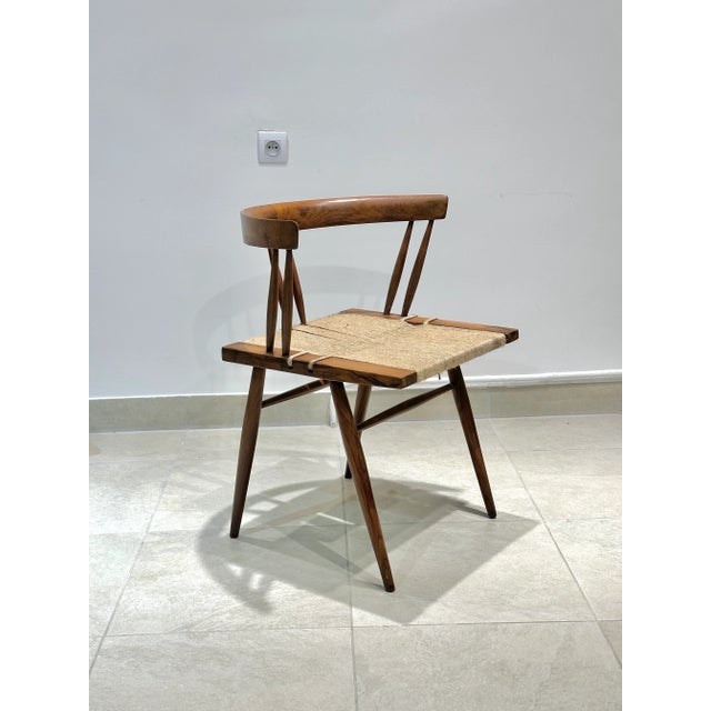 Seagrass Chairs by Georges Nakashima , 1960s, Set of 4 For Sale - Image 6 of 11