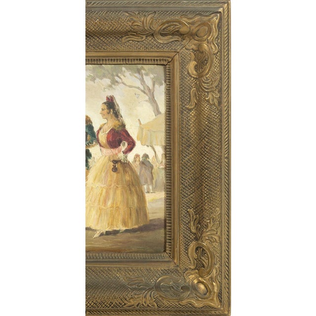Jose Almonte, Figurative Composition, Oil Painting on Wood For Sale - Image 4 of 8