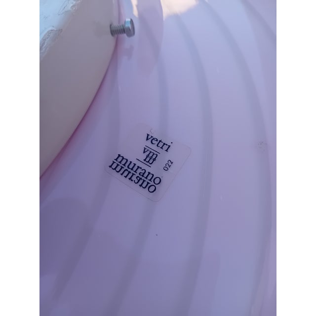 Metal Ceiling Light from Vetri Murano, 1970s For Sale - Image 7 of 7