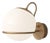 Model 238/1 Wall Light in Opaline Glass from Gino Sarfatti, Italy For Sale