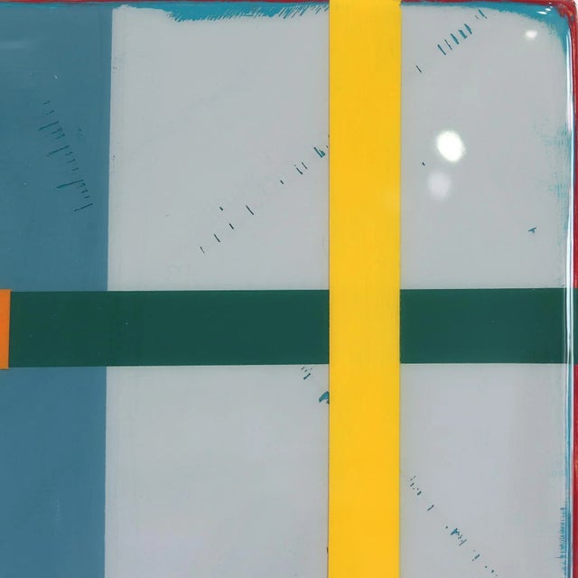 Contemporary Made in the Shade 5 - Modern Resin Minimalist Multicolor Geometric Abstract Original Artwork by Ricky Hunt For Sale - Image 3 of 9