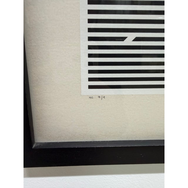Glass Yaacov Agam Original Double Metamorphosis Lithograph, Hc 7/9 Signed For Sale - Image 7 of 15