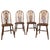 Country Kitchen Wheel Back Dining Chairs, 1960, Set of 4 For Sale - Image 6 of 6
