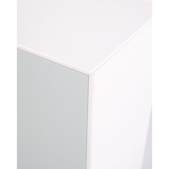 Model 1118 Module Cabinet with Mint Green Doors and Brown Handles from Montana For Sale - Image 4 of 12