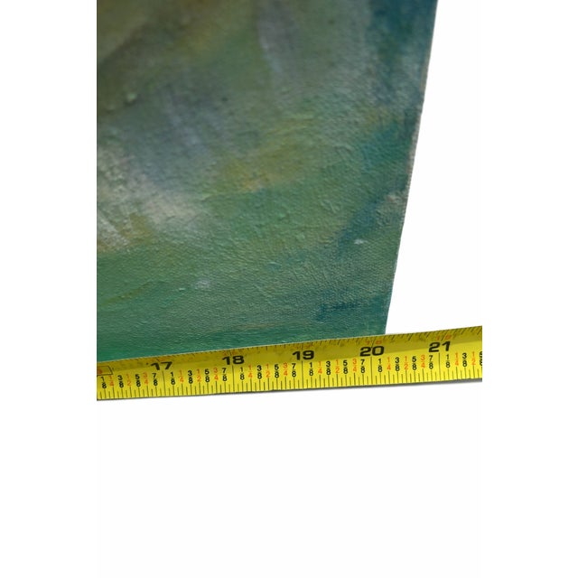 1960s Vintage Original Art 1960s Authentic MCM Impressionist Floral Still Life Oil Painting – Signed For Sale - Image 5 of 17