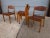 Danish Teak and Birch Stacking Chairs, Hand-Crafted, 1962 For Sale - Image 11 of 14