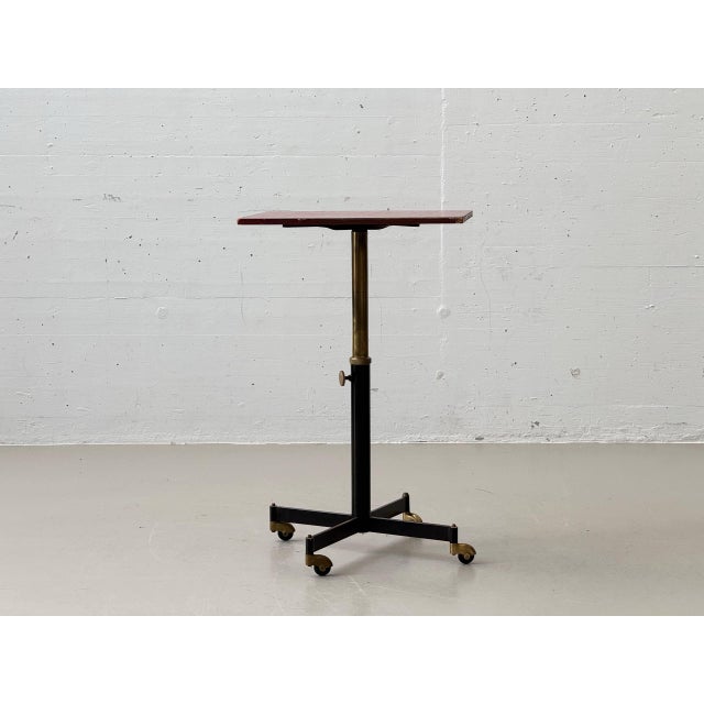 Television Stand with Wheels by Ignazio Gardella, 1940s For Sale - Image 3 of 17