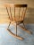 1950s 1950s Straight Back Rocking Chair in Elm by Ercol For Sale - Image 5 of 12