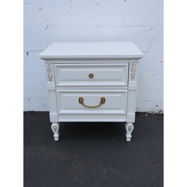 This beautiful Nightstand is made of wood. This gorgeous End Table feature highly elegant French Shabby Chic style with...