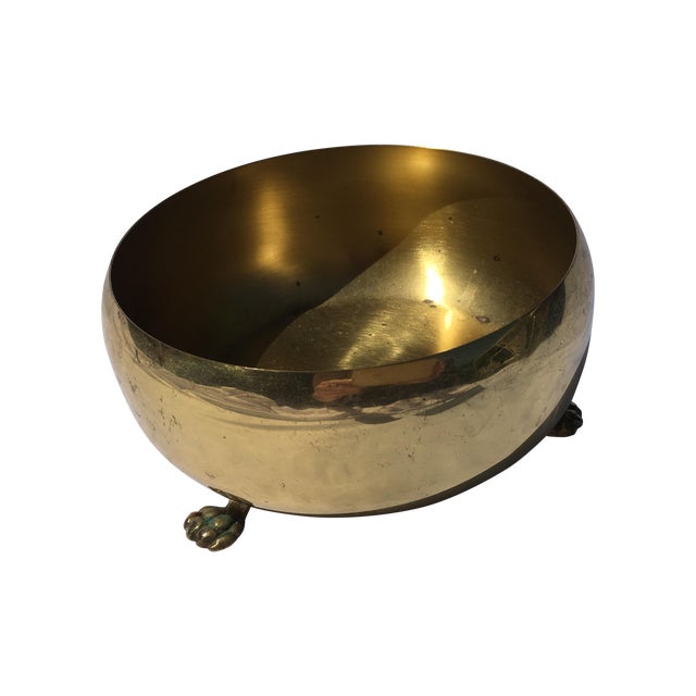 Vintage Brass Footed Bowl Chairish