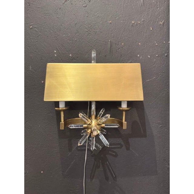 Gemstone Revelation Star Quartz Sconces - Pair. For Sale - Image 7 of 8