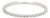 0.20ctw Diamond Tiffany & Co Eternity Band Ring, 18k White Gold, Ring Size 8.25 For Sale