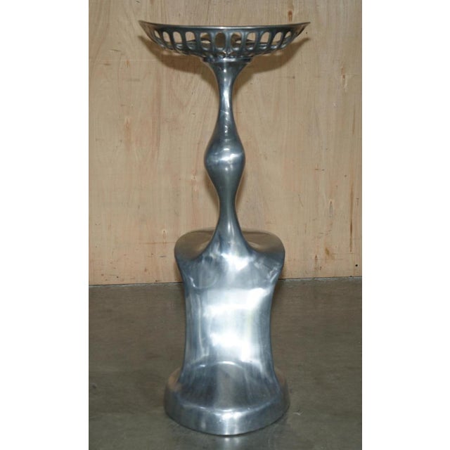 Space Age Mercury High Kitchen Bar Stools in Aluminium by Philip Watts, Set of 4 For Sale - Image 14 of 18