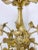 Vintage Mid 20th Century Decorative Floral Brass Pendant Chandelier For Sale - Image 4 of 11