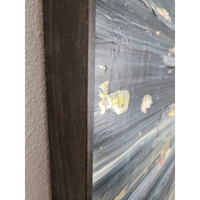 Wood "Gemstones" Contemporary Original Acrylic Painting on Canvas by Evelina Cole For Sale - Image 7 of 8