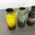 Vintage Pottery Fat Lava 401-20 Vases from Scheurich, Germany, 1970s, Set of 4 For Sale - Image 3 of 16