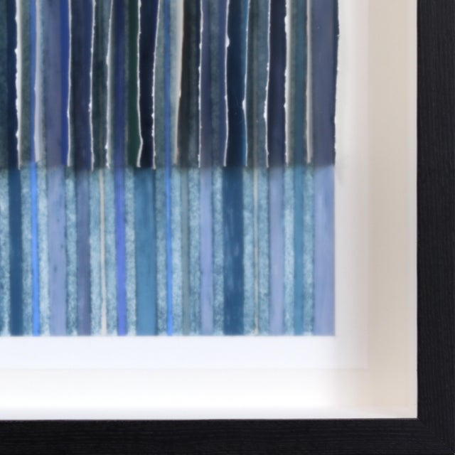 2020s Straits and Narrows - Abstract Blue Tone Mixed Media Sculptural Original Artwork by Krista Reuter For Sale - Image 5 of 11