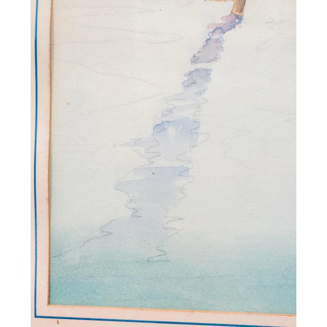 Early 20th Century American Watercolor of Man in Canoe by Frederick Soldwedel For Sale - Image 10 of 12