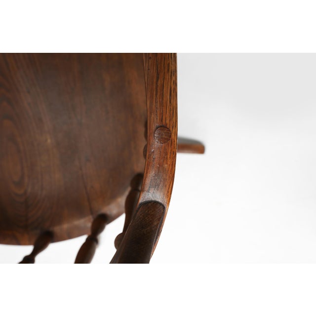 English Swivel-Base Captain Desk Chair, 1850s For Sale - Image 12 of 14