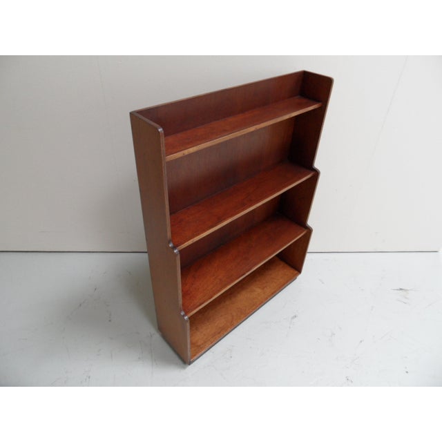 Wood Vintage Open Bookcase in Wood, 1950s For Sale - Image 7 of 11