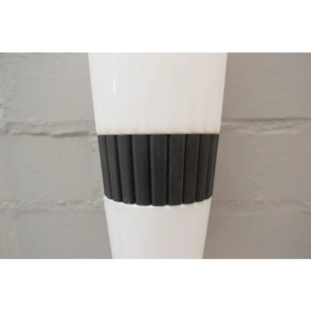 Black Large Mid-Century Metal & Glass Wall Light, 1960s For Sale - Image 8 of 11