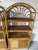 Wood 1970's Vintage Palm Beach Regency Arched Rattan Étagères With Cabinets – A Pair For Sale - Image 7 of 16