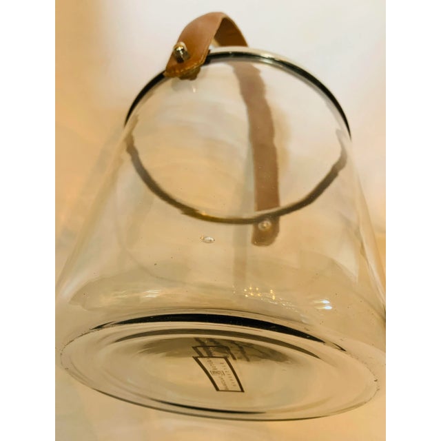 Zodax Barclay Butera Equestrian Ice Bucket with Leather Handle For Sale In Los Angeles - Image 6 of 13