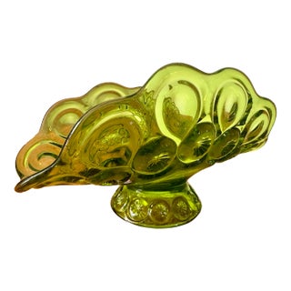 1960’s Moon & Stars Pattern Glass Dish For Sale