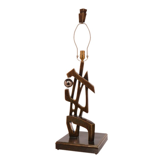 Contemporary Modernist Abstract Table Lamp For Sale