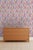 Textile Tassel Trellis Grasscloth Wallpaper by House Party | Patina Pink | 6 Yards For Sale - Image 7 of 9