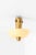 Modern Scandinavian Ceiling Lamp in Brass and Opaline Glass by Paavo Tynell, 1950s For Sale - Image 4 of 11