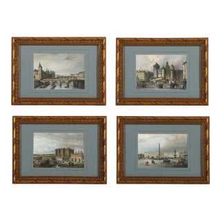 A Series of French Hand-Colored Engravings For Sale