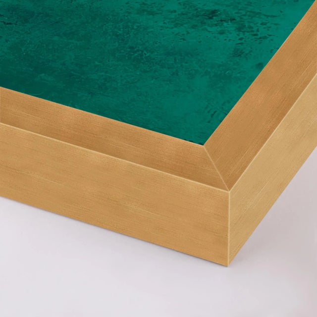 Emerald Sky by Dawn Winter, Art Print in Gold Frame, Large Overall Size: 40x40 Frame Color: Gold