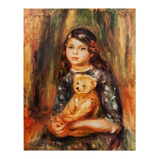 1950s After Auguste Renoir "Child With a Teddy Bear" First Edition Photogravure For Sale
