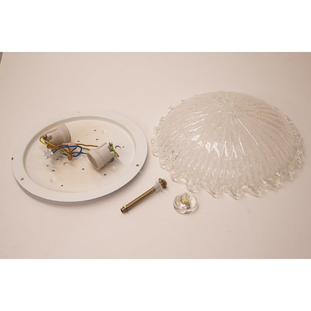 Vintage Murano Glass Ceiling Lamp, 1960s For Sale - Image 3 of 5