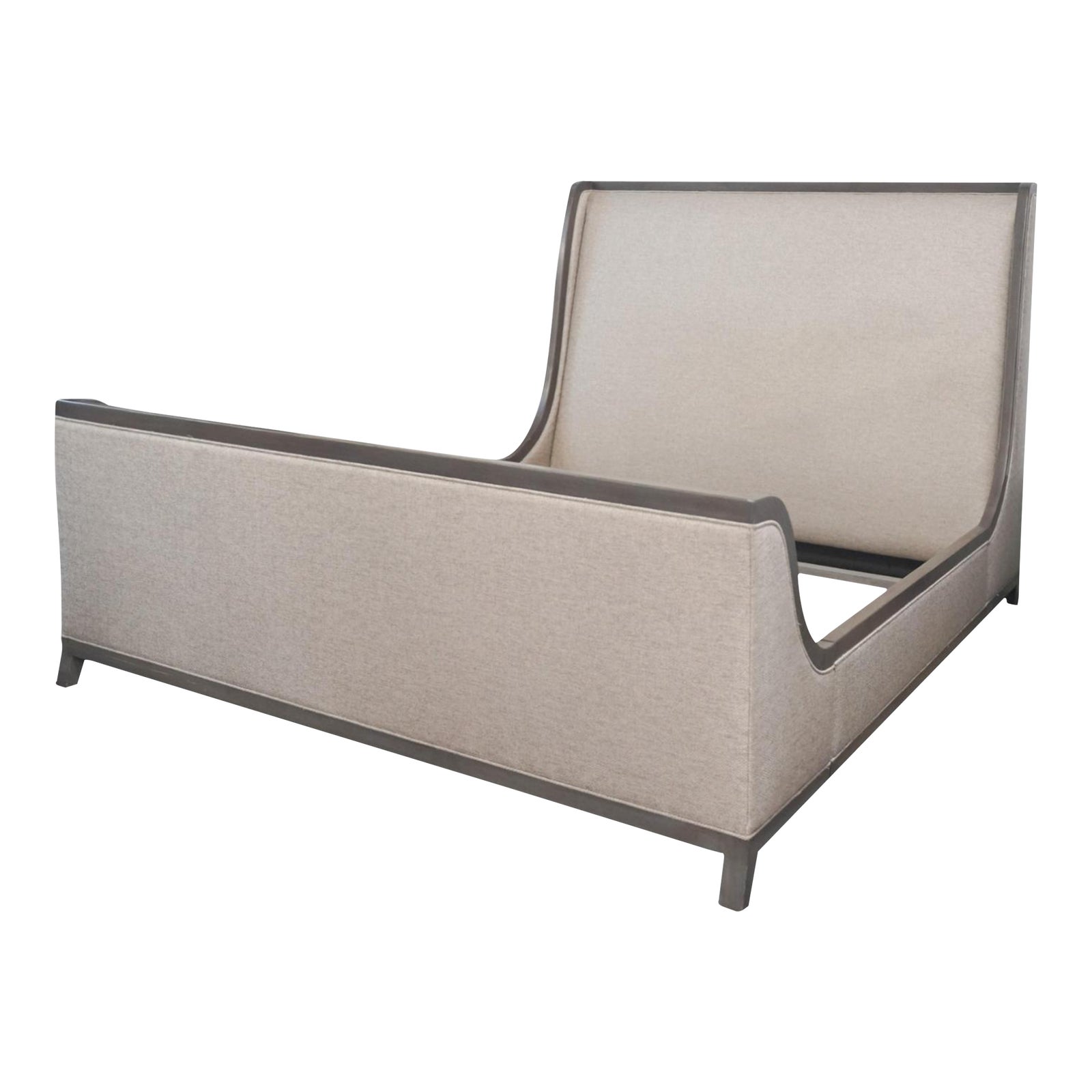 Michael Smith Modern Designer California King Upholstered Bed Frame