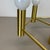 Italian Space Age Brass Ceiling Sconce in the style of Stilnovo, Italy, 1970s For Sale - Image 6 of 18