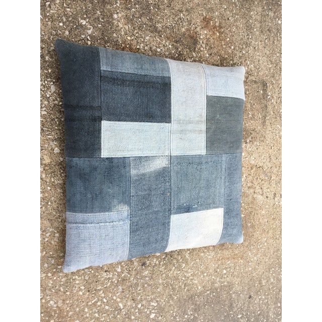 Vintage Naqshi Blue Turkish Rug Dog Bed Floor Cushion Chairish