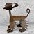 Late 20th Century Vintage Steampunk Salvaged Metal Art Dog Sculpture - 13" For Sale - Image 5 of 10