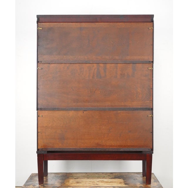 Antique Lundstrom Barrister Bookcase For Sale - Image 12 of 14
