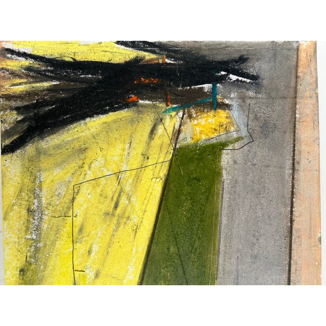 Abstract Abstract No. 2010, Pastel on Paper by Erik Sulander For Sale - Image 3 of 4